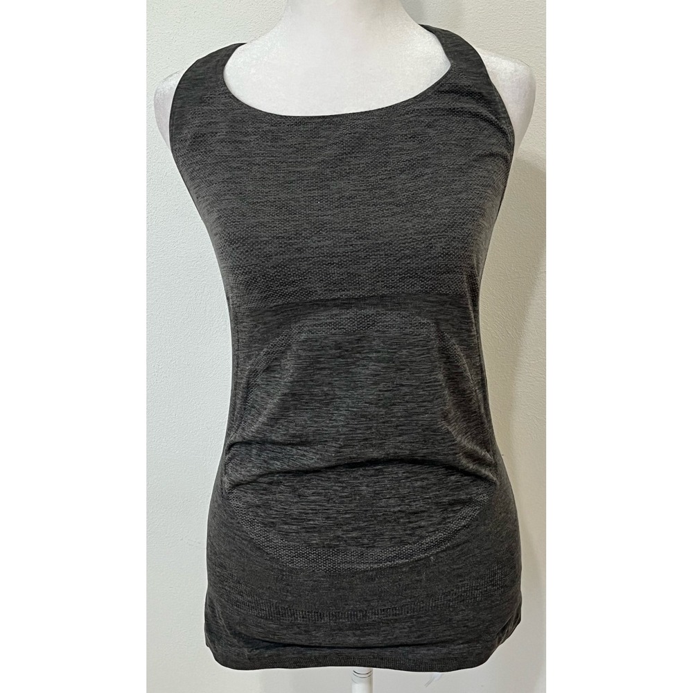 Blanqi medium‎ maternity postpartum tank gray cross back cross strap support top